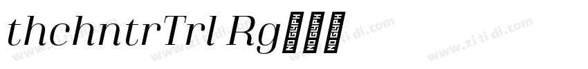 AthachantrTrial Regu字体转换
